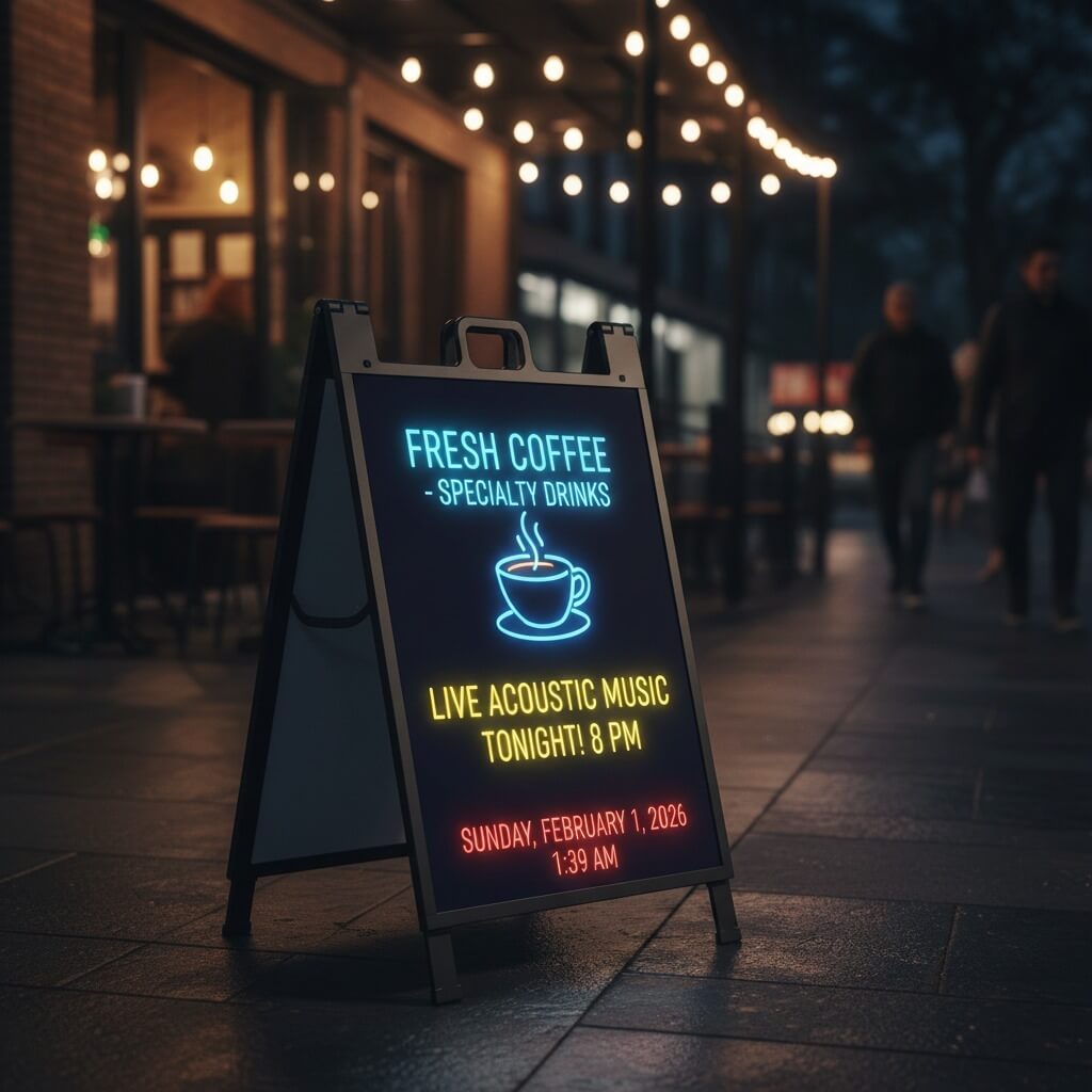 LED Sandwich Board